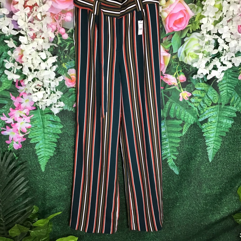 Multi Color Stripe Pants - image 5